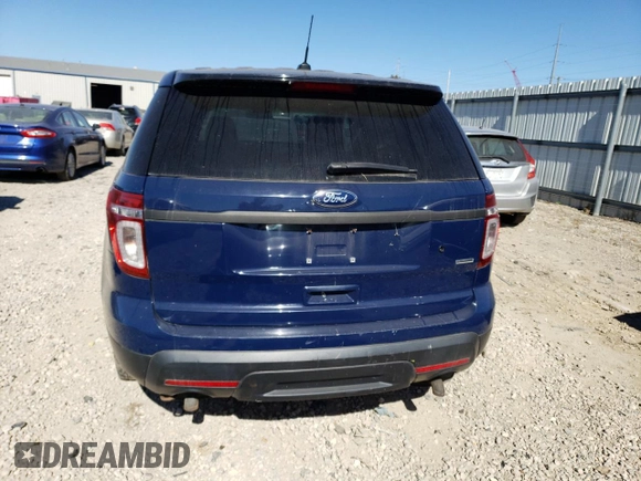 2015 Ford Utility Police Interceptor with VIN 1FM5K8AR7FGB20028, listed as a Copart auction lot 75304944 with 154,195 mi miles and Clean Title. Bid and sale history available at carsss.com. Image 6.