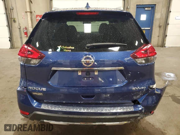 2017 Nissan Rogue SV with VIN 5N1AT2MV3HC872403, listed as a Copart auction lot 59367025 with 133,774 mi miles and Salvage title. Bid and sale history available at DreamBid. Image 6.