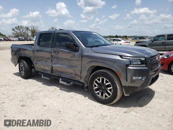 2022 Nissan Frontier SV with VIN 1N6ED1EJ8NN634679, listed as a Copart auction lot 64170304 with 58,535 mi miles and Non Repairable. Bid and sale history available at carsss.com. Image 4.