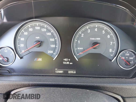 2015 BMW M4 with VIN WBS3R9C58FK334247, listed as a IAAI auction lot 41940211 with 125,881 mi miles. Bid and sale history available at carsss.com. Image 7.