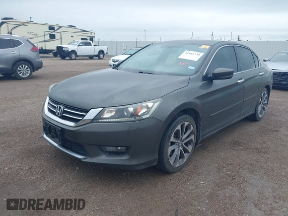 2014 Honda Accord Sedan Sport with VIN 1HGCR2F51EA005048, listed as a IAAI auction lot 41943732 with 221,068 mi miles. Bid and sale history available at carsss.com. Image 17.