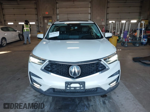 2019 Acura RDX w/Advance Pkg with VIN 5J8TC2H72KL016172, listed as a IAAI auction lot 41542639 with 105,104 mi miles. Bid and sale history available at carsss.com. Image 12.