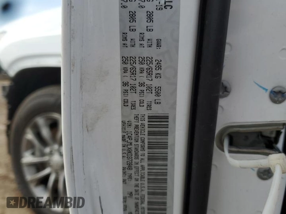 2019 Jeep Cherokee Latitude Plus z VIN 1C4PJMLX0KD372848, wystawiony jako Copart lot #53828285 z przebiegiem 30 007 mil mil oraz Szkoda całkowita • Salvage title. Historia ofert i sprzedaży dostępna na DreamBid. Obrazek 13.