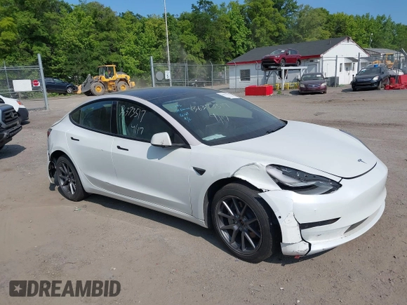 2021 Tesla Model 3 Long Range with VIN 5YJ3E1EB8MF943677, listed as a IAAI auction lot 36373517 with 23,726 mi miles and . Bid and sale history available at DreamBid. Image 12.