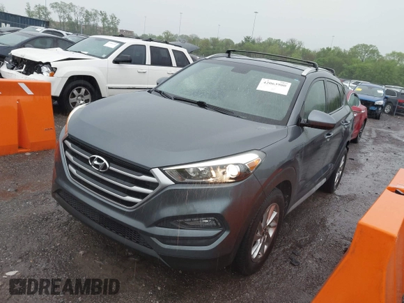 2018 Hyundai Tucson SEL with VIN KM8J3CA4XJU640429, listed as a IAAI auction lot 42063900 with 124,844 mi miles. Bid and sale history available at carsss.com. Image 17.