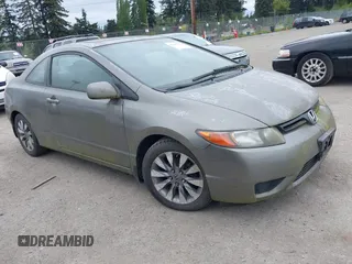 2007 Honda Civic Cpe EX with VIN 2HGFG12817H516082, listed as a IAAI auction lot 42142797 with 170,442 mi miles. Bid and sale history available at carsss.com. Image 1.