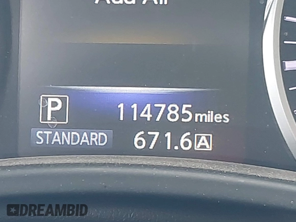 2014 Infiniti Q50 with VIN JN1BV7AP6EM689012, listed as a IAAI auction lot 42063216 with 114,785 mi miles and . Bid and sale history available at DreamBid. Image 15.