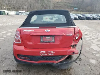2013 MINI Cooper Convertible S with VIN WMWZP3C53DT705999, listed as a Copart auction lot 82009934 with 85,047 mi miles and Salvage Title. Bid and sale history available at carsss.com. Image 6.