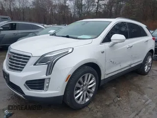 2017 Cadillac XT5 Platinum AWD with VIN 1GYKNFRS1HZ172301, listed as a IAAI auction lot 41847790 with 132,314 mi miles. Bid and sale history available at carsss.com. Image 2.