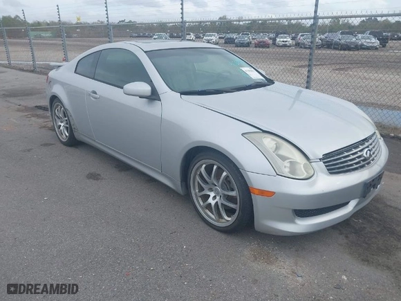 2006 Infiniti G35 Coupe with VIN JNKCV54E46M704347, listed as a IAAI auction lot 41204817 with NaN miles. Bid and sale history available at carsss.com. Image 1.