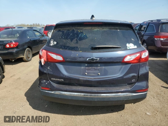 2018 Chevrolet Equinox LT with VIN 3GNAXJEV5JS618488, listed as a Copart auction lot 54208665 with 77,243 mi miles and Salvage title. Bid and sale history available at DreamBid. Image 6.