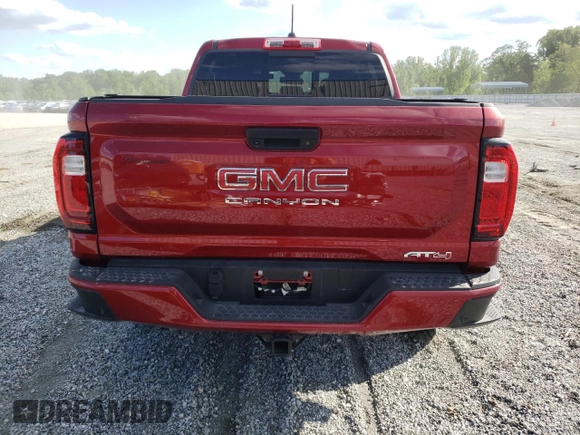 2024 GMC Canyon 4WD AT4 with VIN 1GTP6DEK3R1149427, listed as a Copart auction lot 55827855 with 12,411 mi miles and Salvage Title. Bid and sale history available at carsss.com. Image 6.