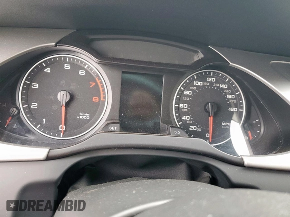 2012 Audi A4 Premium с VIN WAUAFAFL5CN016922, выставлен на аукционе Copart как лот 58787975 с пробегом Не указан миль и Чистый • Clean title. История ставок и продаж доступна на DreamBid. Изображение 9.