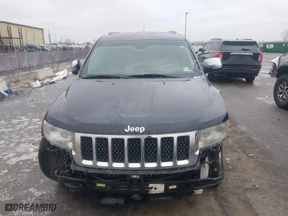 2012 Jeep Grand Cherokee Overland with VIN 1C4RJFCT9CC182216, listed as a IAAI auction lot 41490446 with 153,237 mi miles. Bid and sale history available at carsss.com. Image 12.