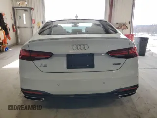 2020 Audi A5 Sportback Premium Plus with VIN WAUBNCF56LA016536, listed as a Copart auction lot 44581724 with 37,843 mi miles. Bid and sale history available at carsss.com. Image 6.