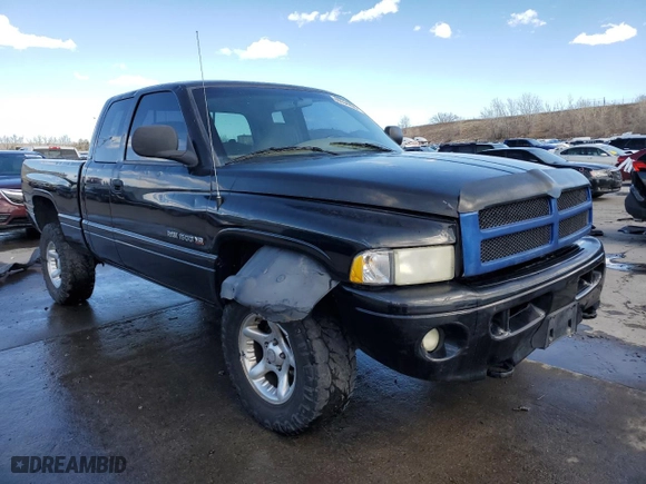 2001 Dodge Ram 1500 with VIN 3B7HF13Z11G796689, listed as a Copart auction lot 46534435 with 119,845 mi miles and Salvage Title. Bid and sale history available at carsss.com. Image 4.