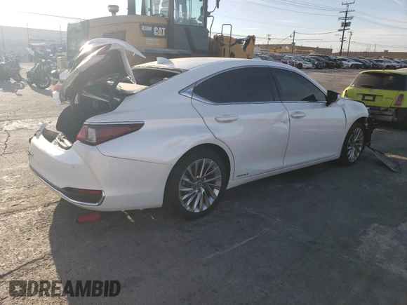 2021 Lexus ES 300h Luxury with VIN 58AEA1C11MU012688, listed as a Copart auction lot 89016795 with 123,574 mi miles and Salvage title. Bid and sale history available at DreamBid. Image 3.