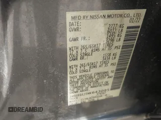 2022 Nissan Frontier SV с VIN 1N6ED1EJ5NN643095, выставлен на аукционе IAAI как лот 42353506 с пробегом 50 438 миль миль и . История ставок и продаж доступна на DreamBid. Изображение 9.