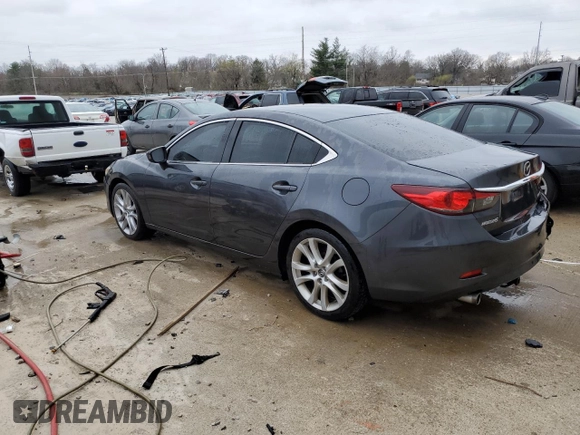 2014 Mazda 6 i Touring with VIN JM1GJ1V6XE1135521, listed as a Copart auction lot 48473935 with 127,376 mi miles and Salvage Title. Bid and sale history available at DreamBid. Image 2.