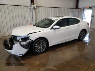 2018 Acura TLX w/Advance Pkg with VIN 19UUB3F73JA002016, listed as a Copart auction lot 71093174 with 52,334 mi miles and Salvage Title. Bid and sale history available at carsss.com. Image 1.