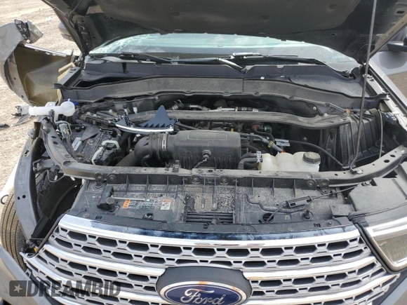 2023 Ford Explorer Limited with VIN 1FMSK7FH1PGA15693, listed as a Copart auction lot 46458305 with 35,295 mi miles and Salvage Title. Bid and sale history available at carsss.com. Image 12.