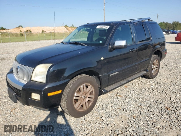 2007 Mercury Mountaineer Premier with VIN 4M2EU48807UJ21118, listed as a Copart auction lot 74827444 with 159,020 mi miles and Salvage Title. Bid and sale history available at carsss.com. Image 1.