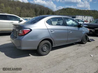 2022 Mitsubishi Mirage G4 ES with VIN ML32FUFJ8NHF02168, listed as a Copart auction lot 54548725 with 83,205 mi miles and Salvage Title. Bid and sale history available at carsss.com. Image 3.