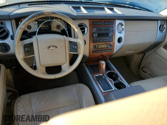 2009 Ford Expedition EL Eddie Bauer with VIN 1FMFK18539EB10658, listed as a Copart auction lot 81851124 with 204,734 mi miles and Clean Title. Bid and sale history available at carsss.com. Image 8.
