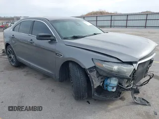 2014 Ford Taurus SHO with VIN 1FAHP2KT7EG127513, listed as a IAAI auction lot 41845257 with 1 mi miles. Bid and sale history available at carsss.com. Image 1.