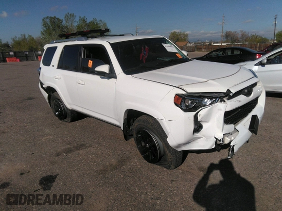 2017 Toyota 4Runner SR5 with VIN JTEBU5JR5H5415297, listed as a IAAI auction lot 42140934 with 116,101 mi miles and . Bid and sale history available at DreamBid. Image 1.