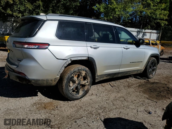 2022 Jeep Grand Cherokee Limited with VIN 1C4RJJBG0N8584834, listed as a Copart auction lot 80769504 with 43,209 mi miles and Salvage title. Bid and sale history available at DreamBid. Image 3.