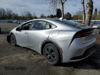 2023 Toyota Prius LE with VIN JTDACAAU2P3004501, listed as a Copart auction lot 50957495 with 25,535 mi miles and Non Repairable. Bid and sale history available at carsss.com. Image 2.