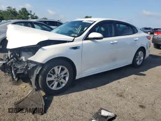 2016 Kia Optima LX with VIN 5XXGT4L38GG015695, listed as a Copart auction lot 64146555 with 38,184 mi miles and Salvage title. Bid and sale history available at DreamBid. Image 1.
