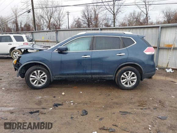 2016 Nissan Rogue SV with VIN KNMAT2MVXGP639517, listed as a IAAI auction lot 41083380 with 92,510 mi miles and . Bid and sale history available at carsss.com. Image 14.