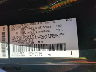 2017 Toyota Tundra 4WD SR5 with VIN 5TFDW5F17HX647396, listed as a Copart auction lot 53327985 with 136,912 mi miles and Salvage Title. Bid and sale history available at carsss.com. Image 12.