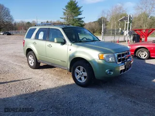 2008 Ford Escape Hybrid with VIN 1FMCU49H38KC79523, listed as a IAAI auction lot 41876012 with 210,955 mi miles. Bid and sale history available at carsss.com. Image 1.