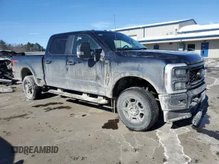 2024 Ford Super Duty F-250 SRW XL with VIN 1FT8W2BA3RED82706, listed as a Copart auction lot 45363815 with 8,407 mi miles and Salvage Title. Bid and sale history available at carsss.com. Image 4.