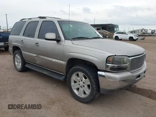 2001 GMC Yukon SLT z VIN 1GKEC13T31R208299, wystawiony jako IAAI lot #42421764 z przebiegiem 283 421 mil mil oraz . Historia ofert i sprzedaży dostępna na DreamBid. Obrazek 1.