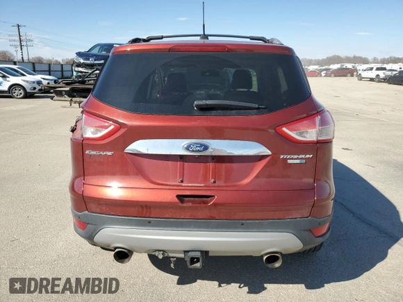 2014 Ford Escape Titanium with VIN 1FMCU9J94EUA22162, listed as a Copart auction lot 47311545 with 132,201 mi miles and Salvage Title. Bid and sale history available at DreamBid. Image 6.