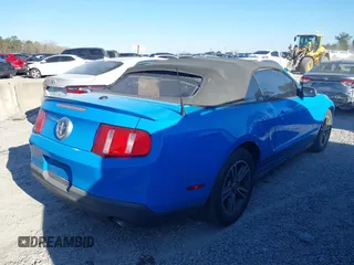 2012 Ford Mustang V6 with VIN 1ZVBP8EM4C5279441, listed as a IAAI auction lot 41810554 with 197,973 mi miles and . Bid and sale history available at carsss.com. Image 4.