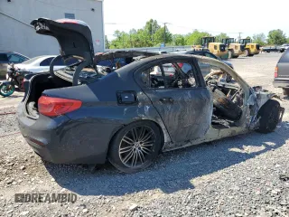 2017 BMW 5 Series 530i xDrive with VIN WBAJA7C38HG903867, listed as a Copart auction lot 56482145 with Not provided miles and Salvage title. Bid and sale history available at DreamBid. Image 3.