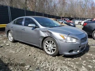 2009 Nissan Maxima SV with VIN 1N4AA51E99C843270, listed as a Copart auction lot 47688045 with 145,436 mi miles and Salvage Title. Bid and sale history available at DreamBid. Image 4.