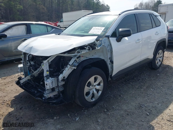 2021 Toyota RAV4 LE with VIN 2T3H1RFV9MC123547, listed as a IAAI auction lot 41753434 with 52,584 mi miles. Bid and sale history available at carsss.com. Image 18.