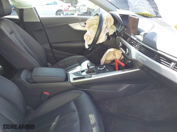 2017 Audi A4 Premium with VIN WAUANAF40HN011047, listed as a IAAI auction lot 41824638 with 107,802 mi miles. Bid and sale history available at carsss.com. Image 5.