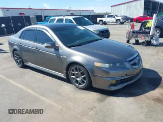 2008 Acura TL Type-S with VIN 19UUA76598A052681, listed as a IAAI auction lot 41790824 with 129,401 mi miles. Bid and sale history available at carsss.com. Image 1.