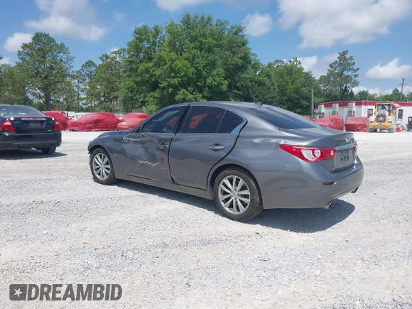 2015 Infiniti Q50 with VIN JN1BV7AP4FM338889, listed as a IAAI auction lot 42285135 with 150,867 mi miles and . Bid and sale history available at DreamBid. Image 3.