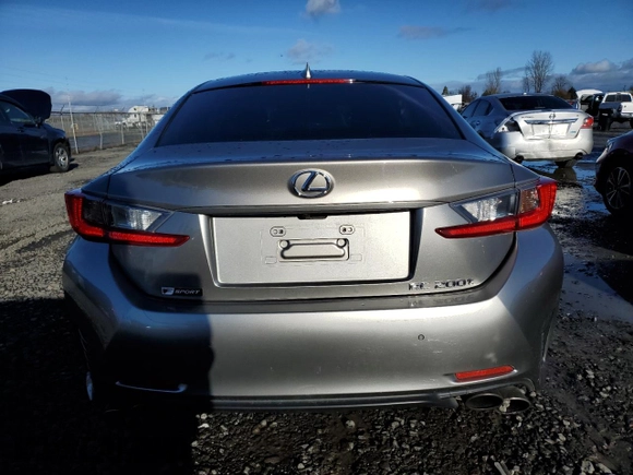 2016 Lexus RC 200t F Sport with VIN JTHHA5BC1G5003683, listed as a Copart auction lot 85291064 with 106,932 mi miles and Salvage Title. Bid and sale history available at DreamBid. Image 6.