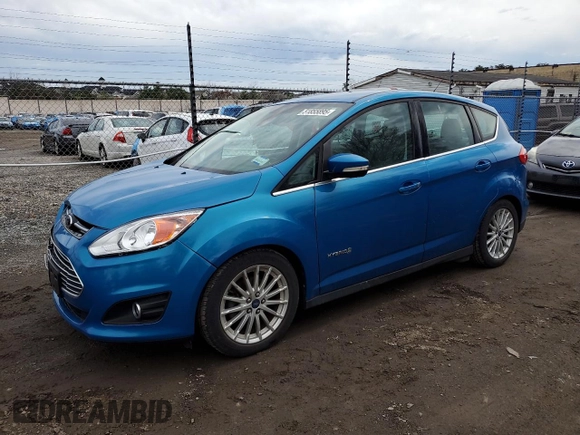 2014 Ford C-Max SEL with VIN 1FADP5BU3EL501129, listed as a Copart auction lot 51855895 with 67,462 mi miles and Salvage Title. Bid and sale history available at DreamBid. Image 1.
