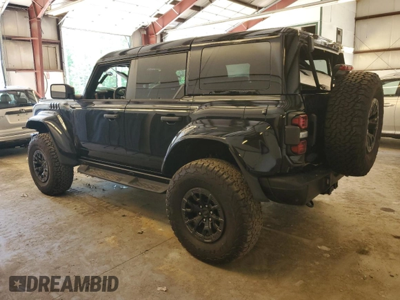 2024 Ford Bronco Raptor with VIN 1FMEE0RR7RLA82860, listed as a Copart auction lot 61794225 with 8,904 mi miles and Salvage title. Bid and sale history available at DreamBid. Image 2.