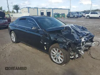 2014 BMW 7 Series 740i with VIN WBAYA6C54ED144416, listed as a Copart auction lot 74846184 with 0 mi miles and Salvage Title. Bid and sale history available at carsss.com. Image 4.